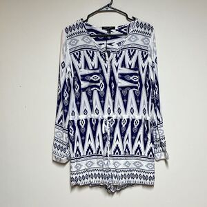 NWT Romeo & Juliette Couture Aztec shorts romper S